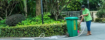 保潔員工作現場